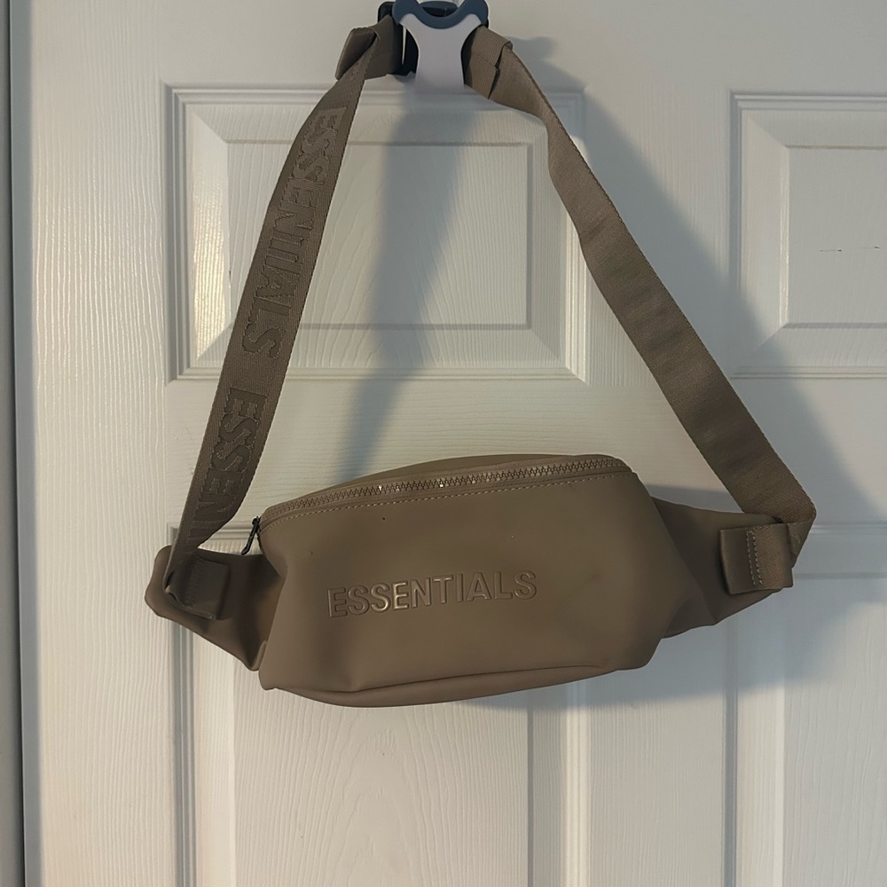 Essentials Tan Crossbody Bag Used